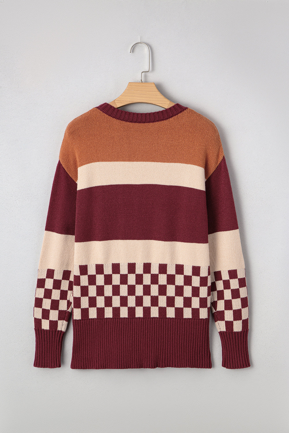 Ruby Checkboard Sweater