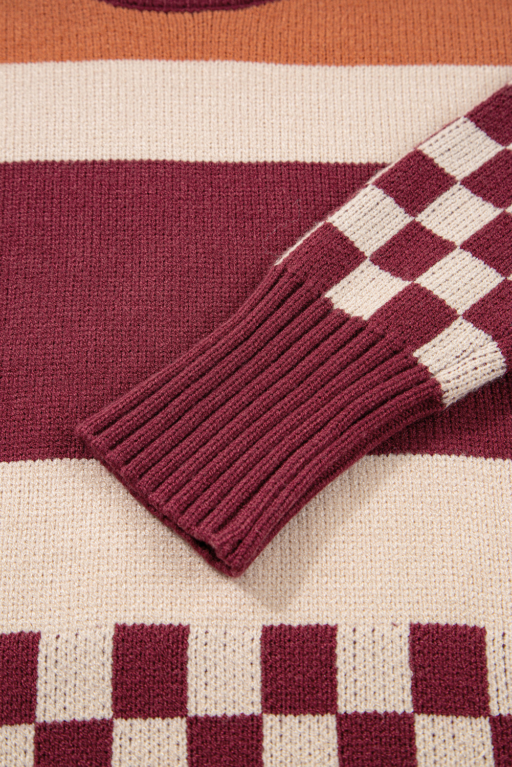 Ruby Checkboard Sweater