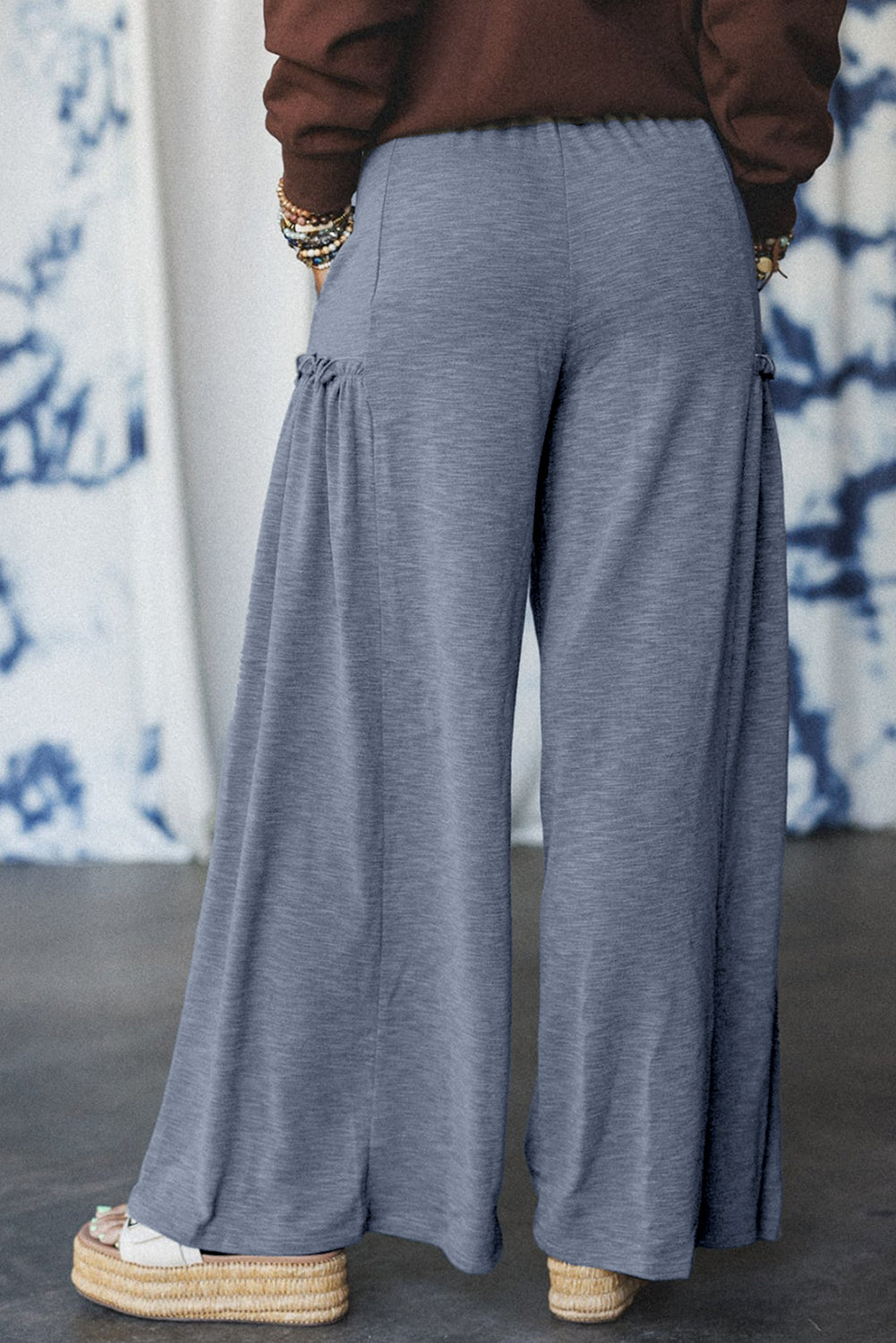 Helene Wide Leg Frill Pants