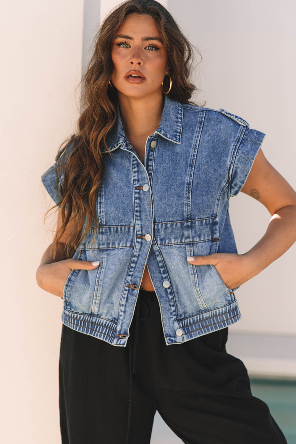 Ashleigh Denim Vest