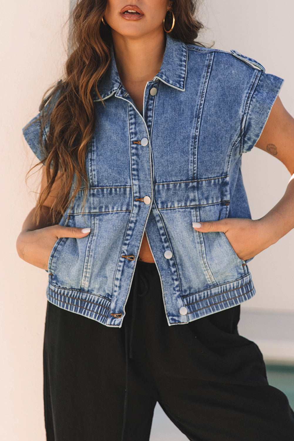 Ashleigh Denim Vest