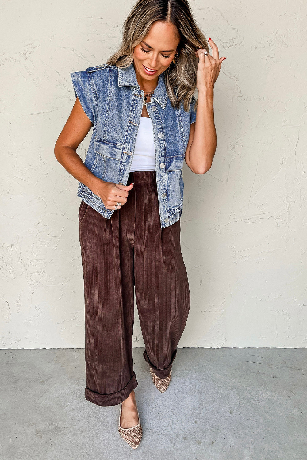 Ashleigh Denim Vest
