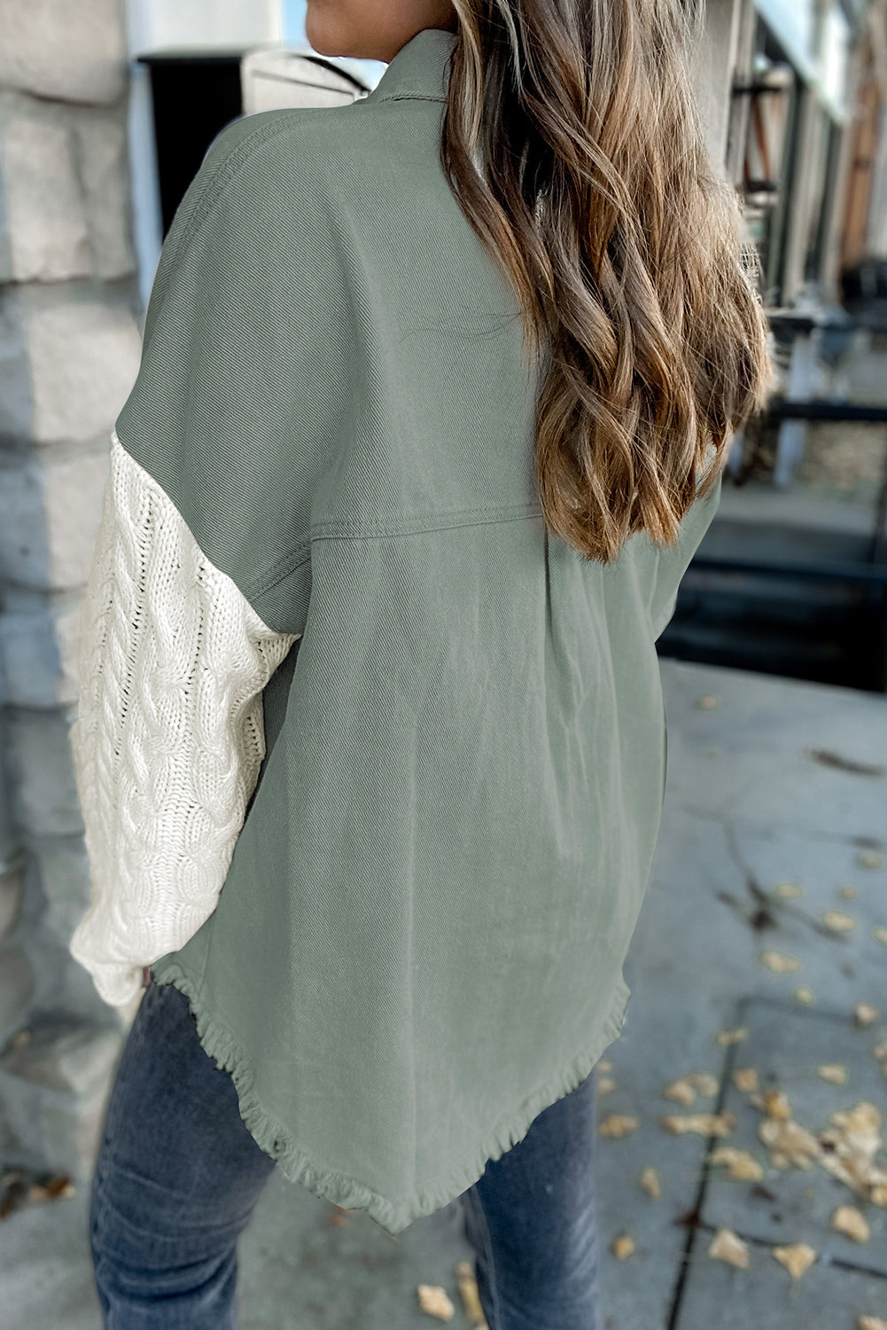 Thea Army Oversized Shacket