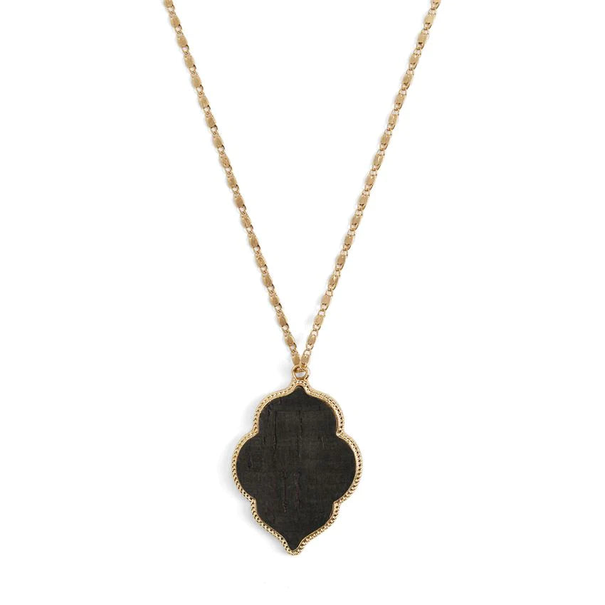 Cork Crest Necklace