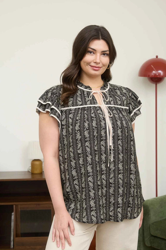 Isabelle Printed Blouse