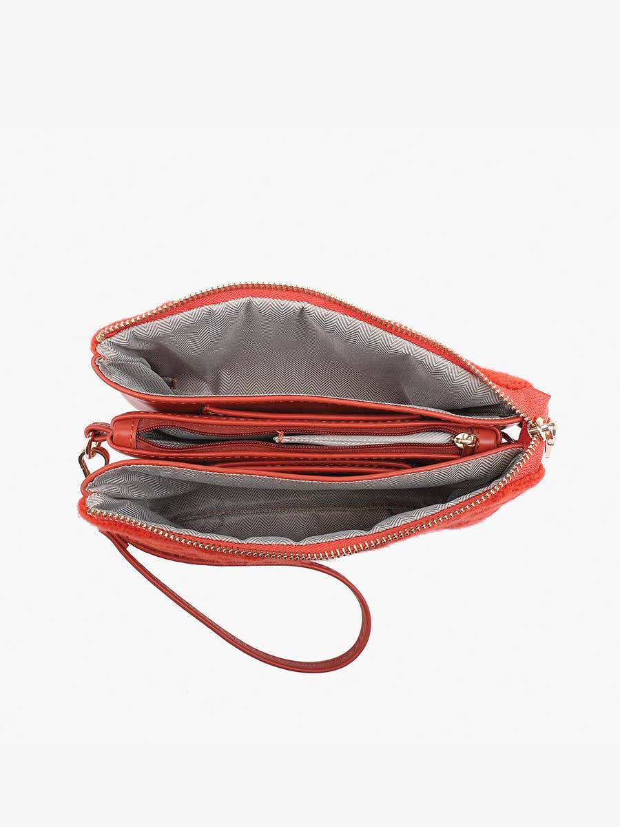 Riley Crossbody/Wristlet - Pear