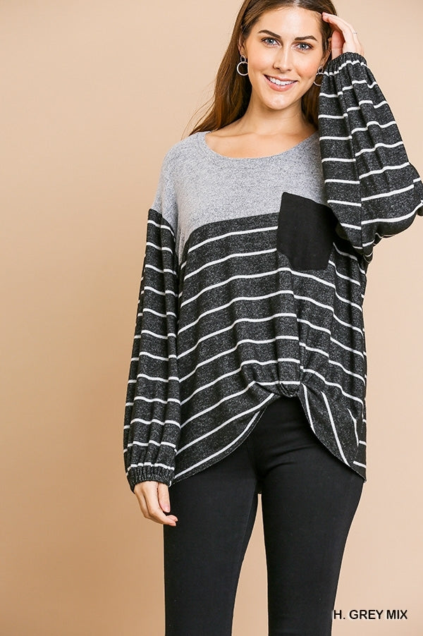 Elaine Striped Tee