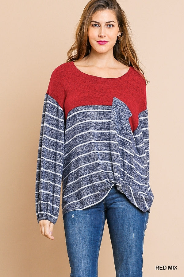 Elaine Striped Tee