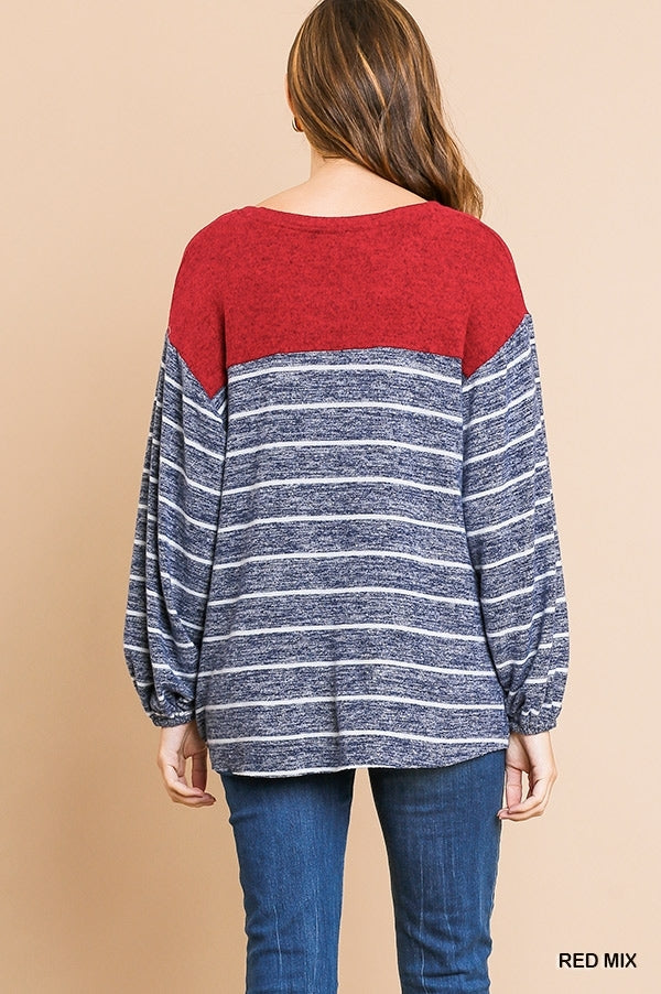 Elaine Striped Tee