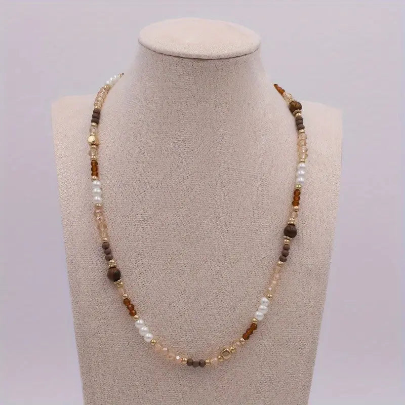 Autumn Beaded Necklace