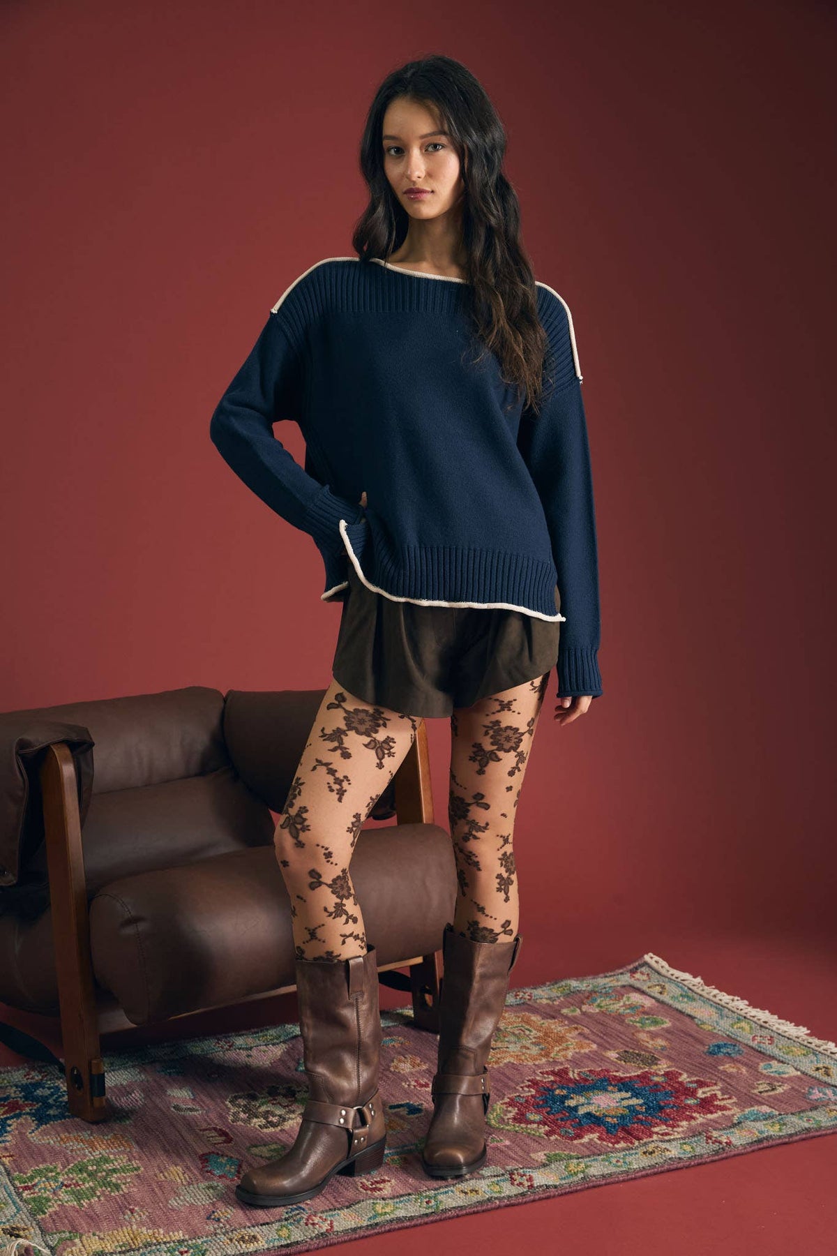 Constance Boatneck Sweater