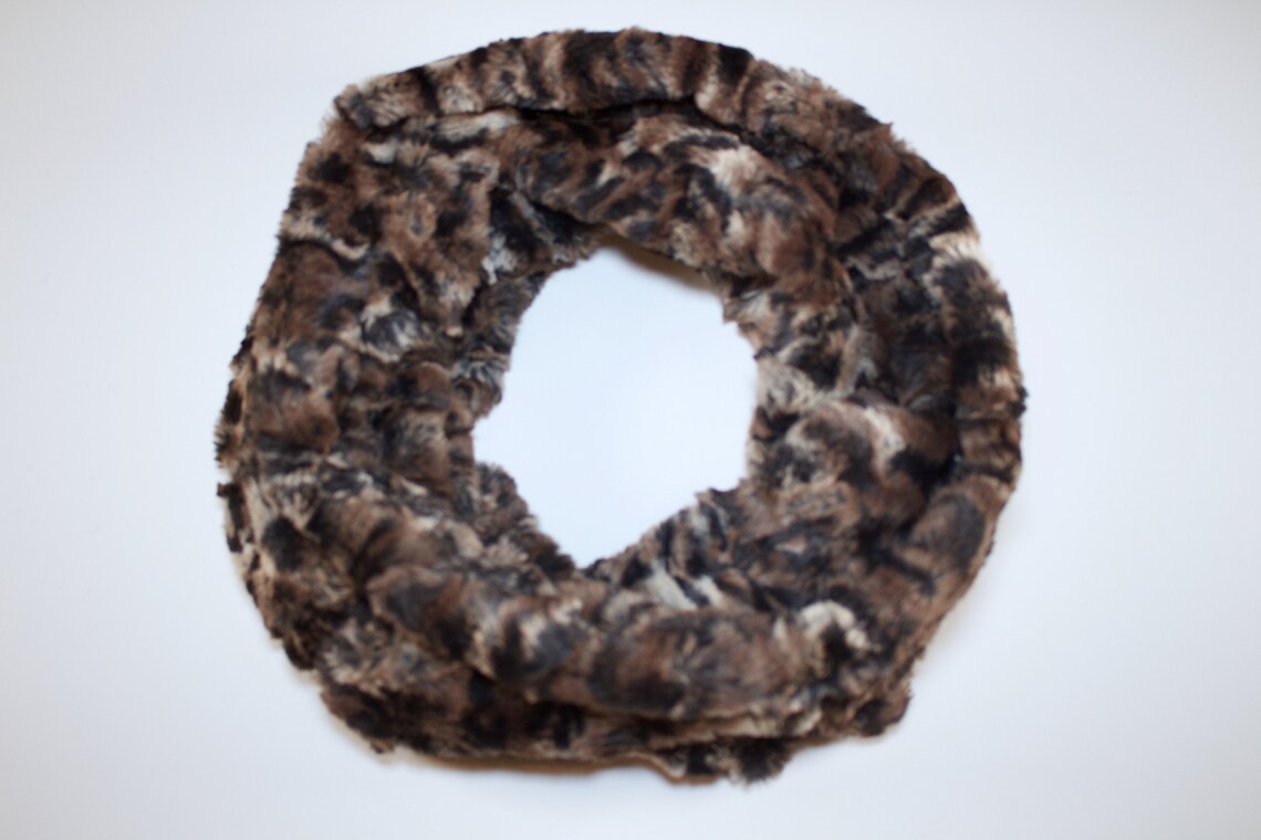 Minky Bobcat Cowl Scarf