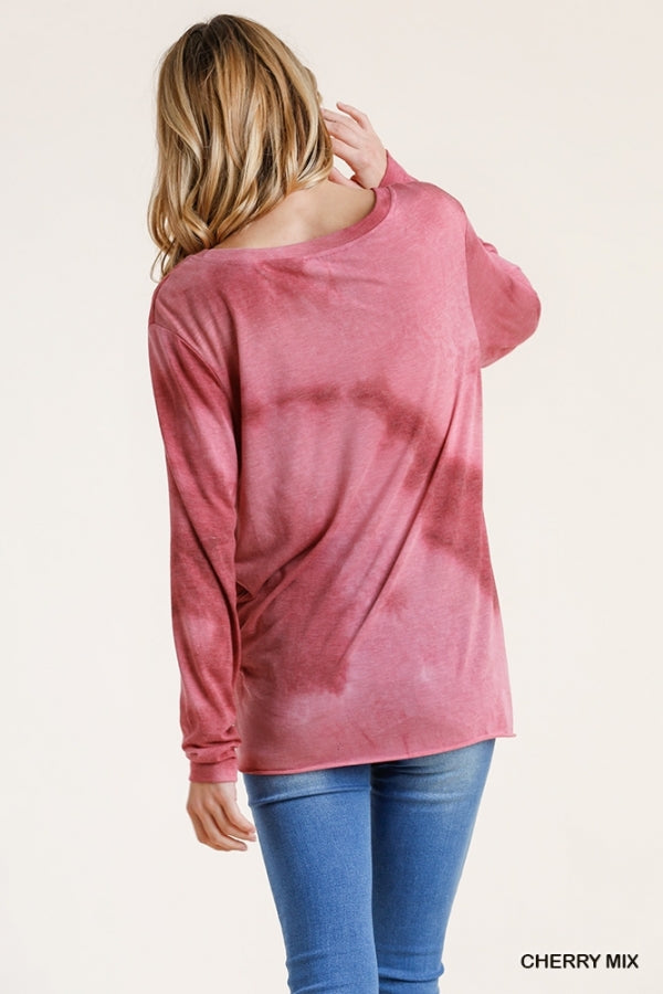 Sweet Cherry Gathered Top