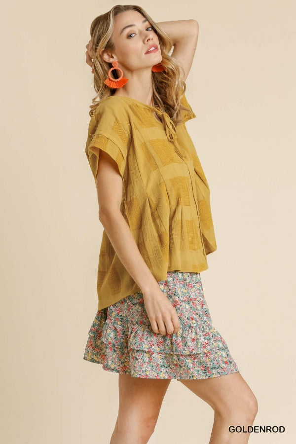 Stevie Textured Top
