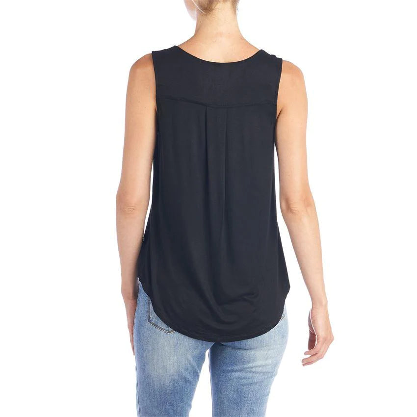 Erin Pleat Back Tank Top