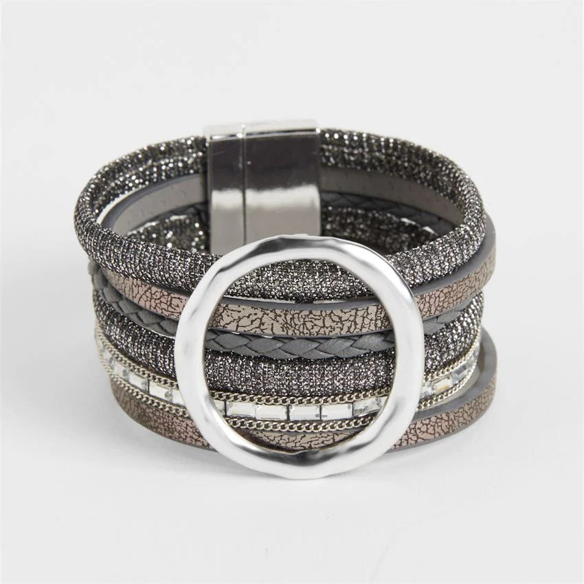 Revolve Magnetic Layered Bracelet