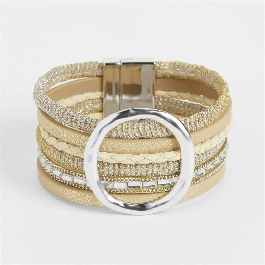 Revolve Magnetic Layered Bracelet