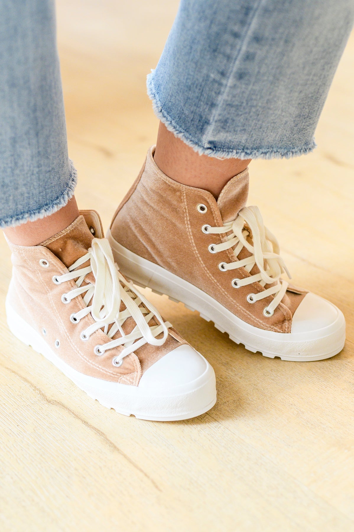 Run Me Down Velvet Sneakers