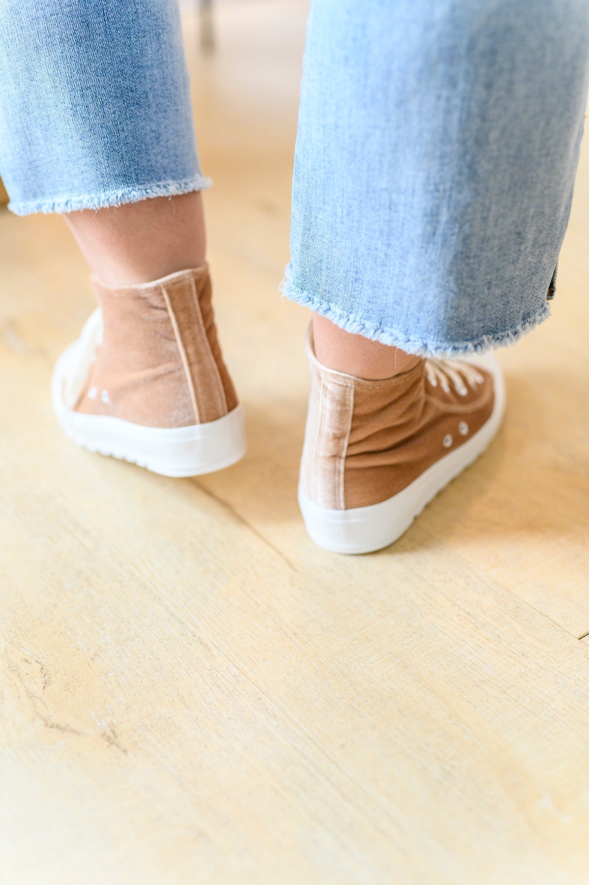 Run Me Down Velvet Sneakers