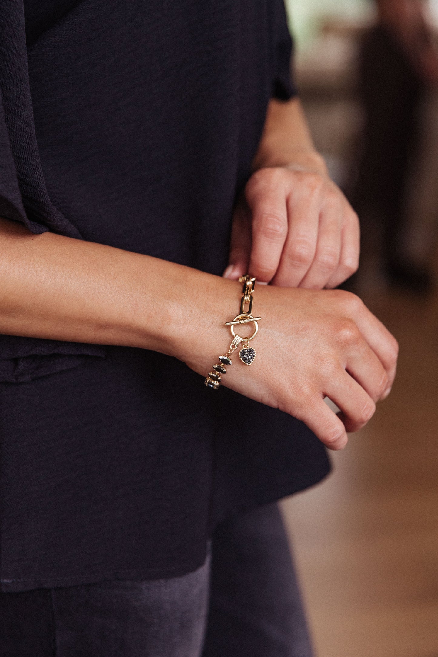 Sofia Toggle Bracelet - Gold