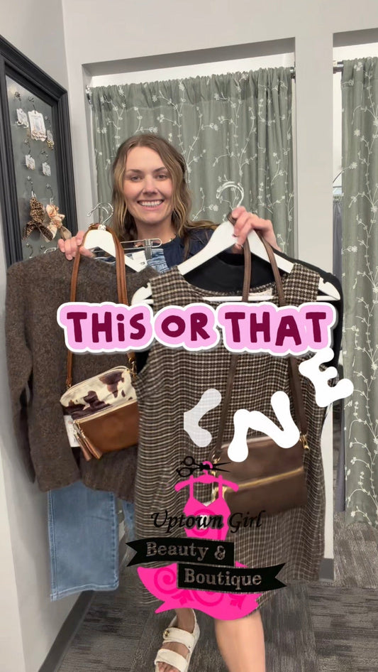 This or That: Cute Fall Outfits for Women | Uptown Girl