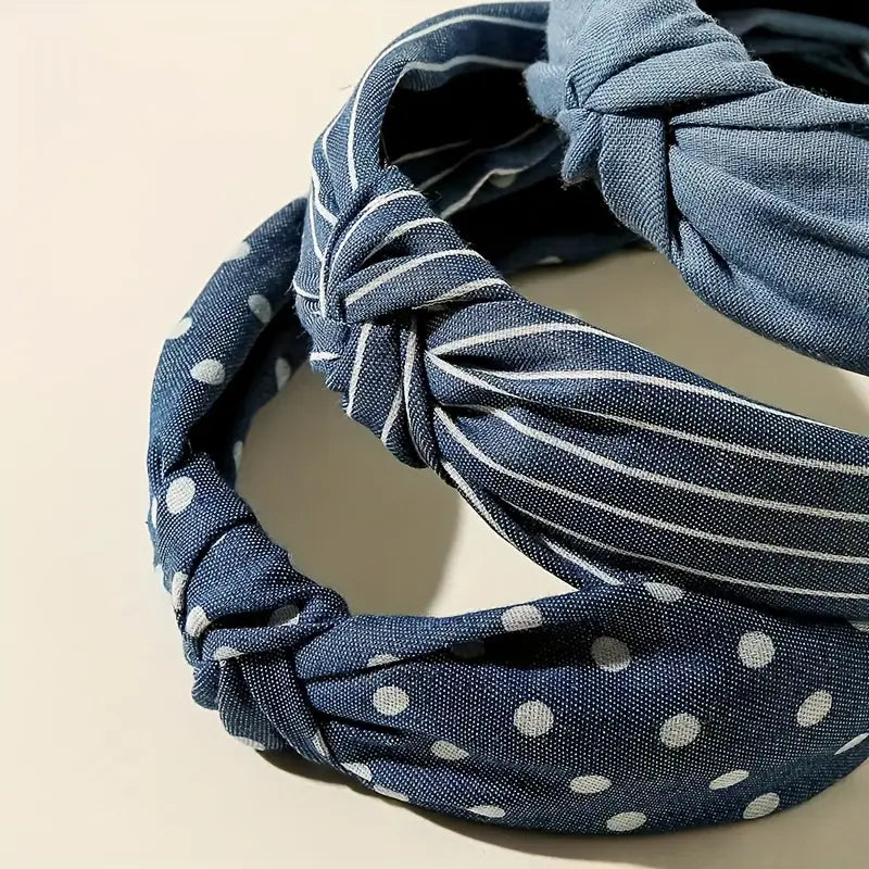 Elsie Denim Headband