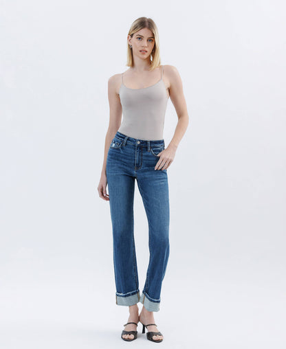 Nico Cuffed Straight Leg Jeans