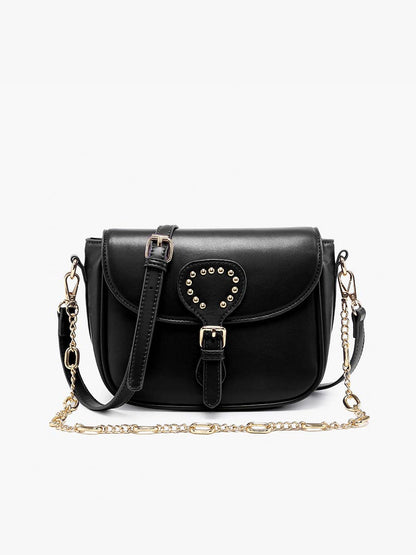 Athens Flapover Crossbody - Cherry