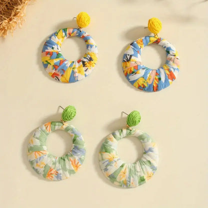 Greta Earrings - Blue