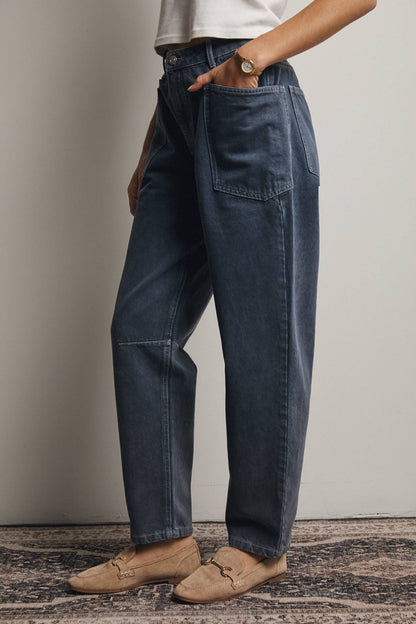 Sage Barrel Utility Jeans