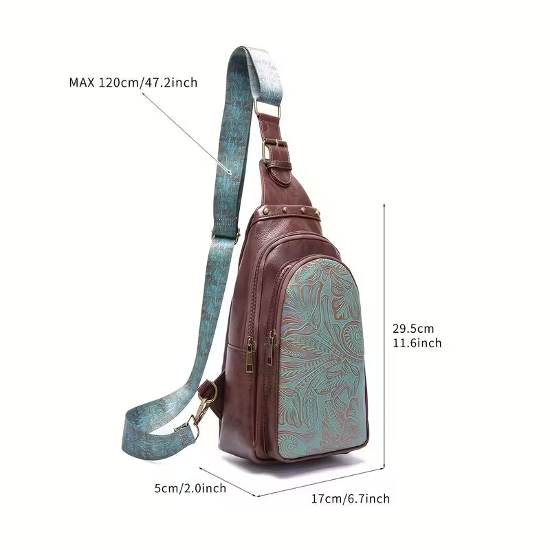 Jessica Floral Crossbody Bag