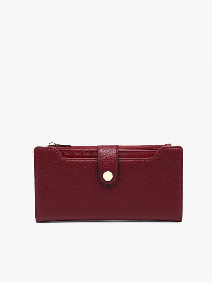 Violet RFID Fold-Out Wallet - Cotton