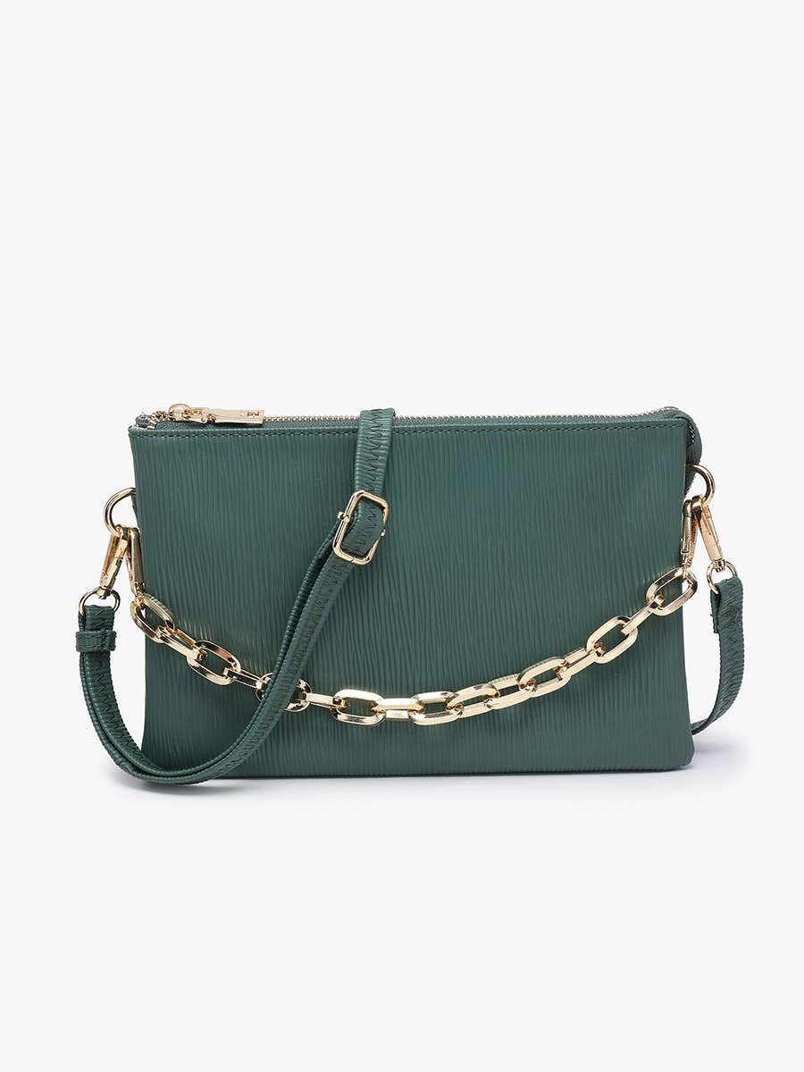 Izzy Textured Crossbody - Red