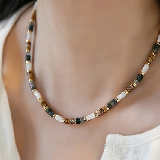 Jules Natural Stone Necklace