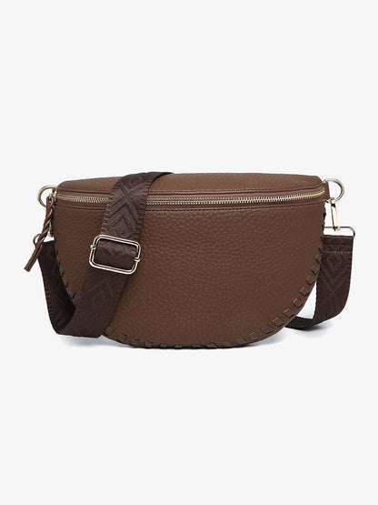 Janae Whipstitch Sling Bag - Cherry