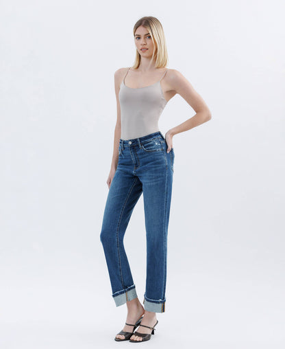 Nico Cuffed Straight Leg Jeans