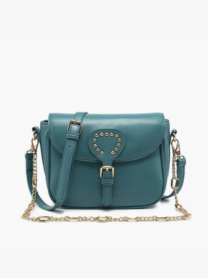 Athens Flapover Crossbody - Cherry