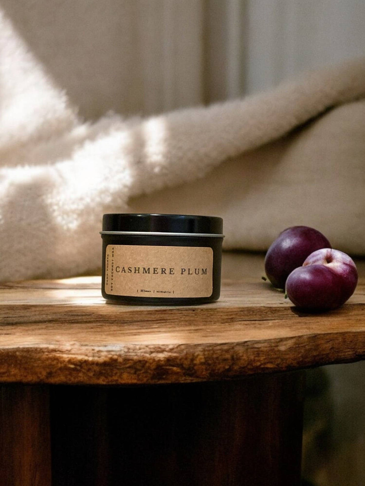 Cashmere Plum Candle - 16 oz Jar
