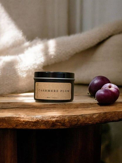Cashmere Plum Candle - 8 oz Jar