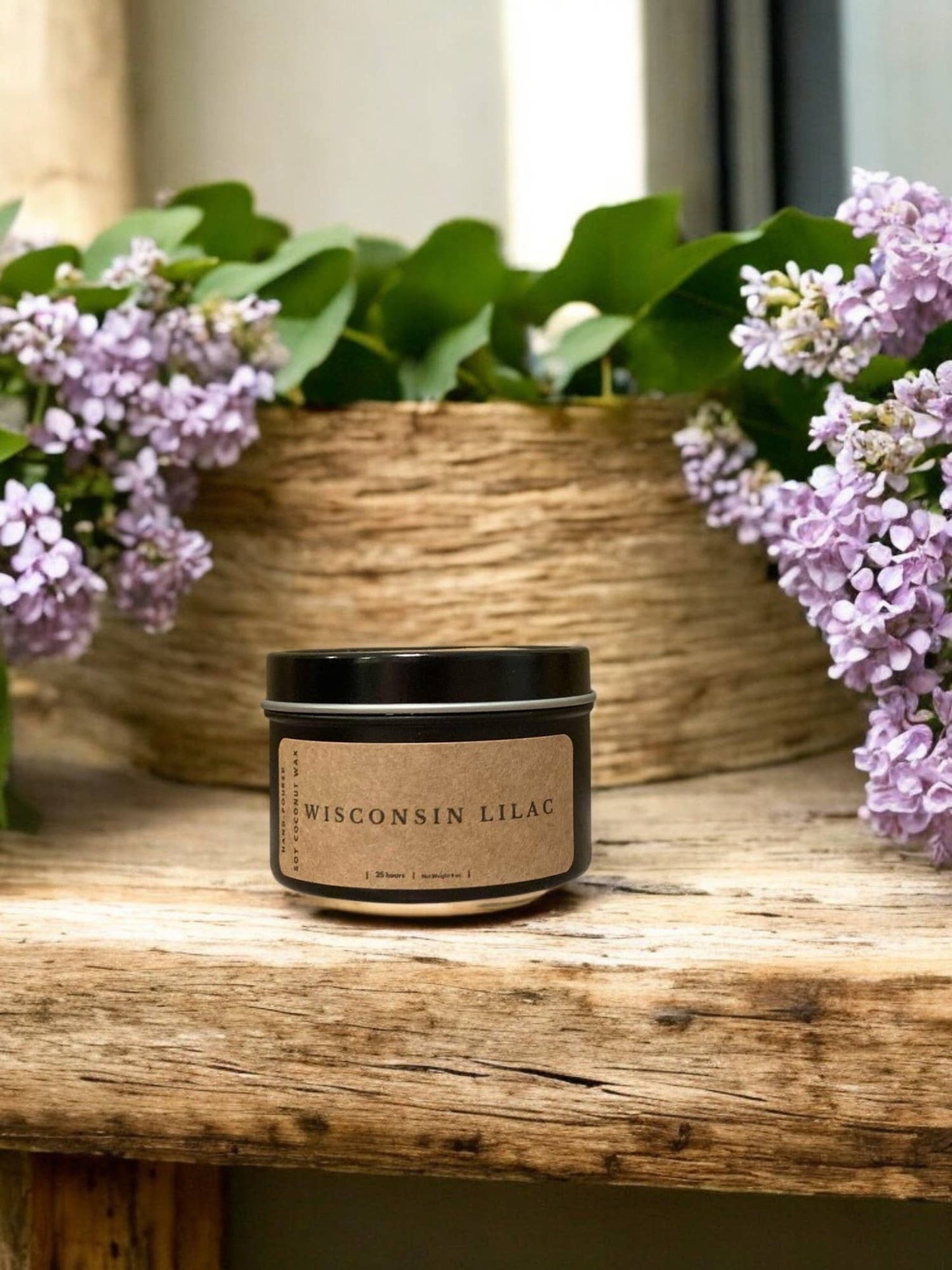 Wisconsin Lilac Candle: 16 oz Jar