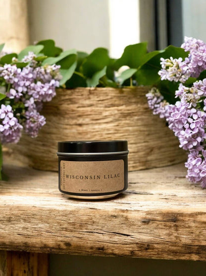 Wisconsin Lilac Candle: 16 oz Jar