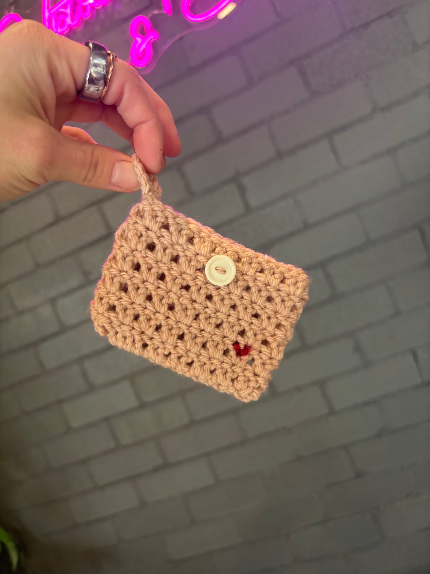 Light Pink Gift/Note Card Holder
