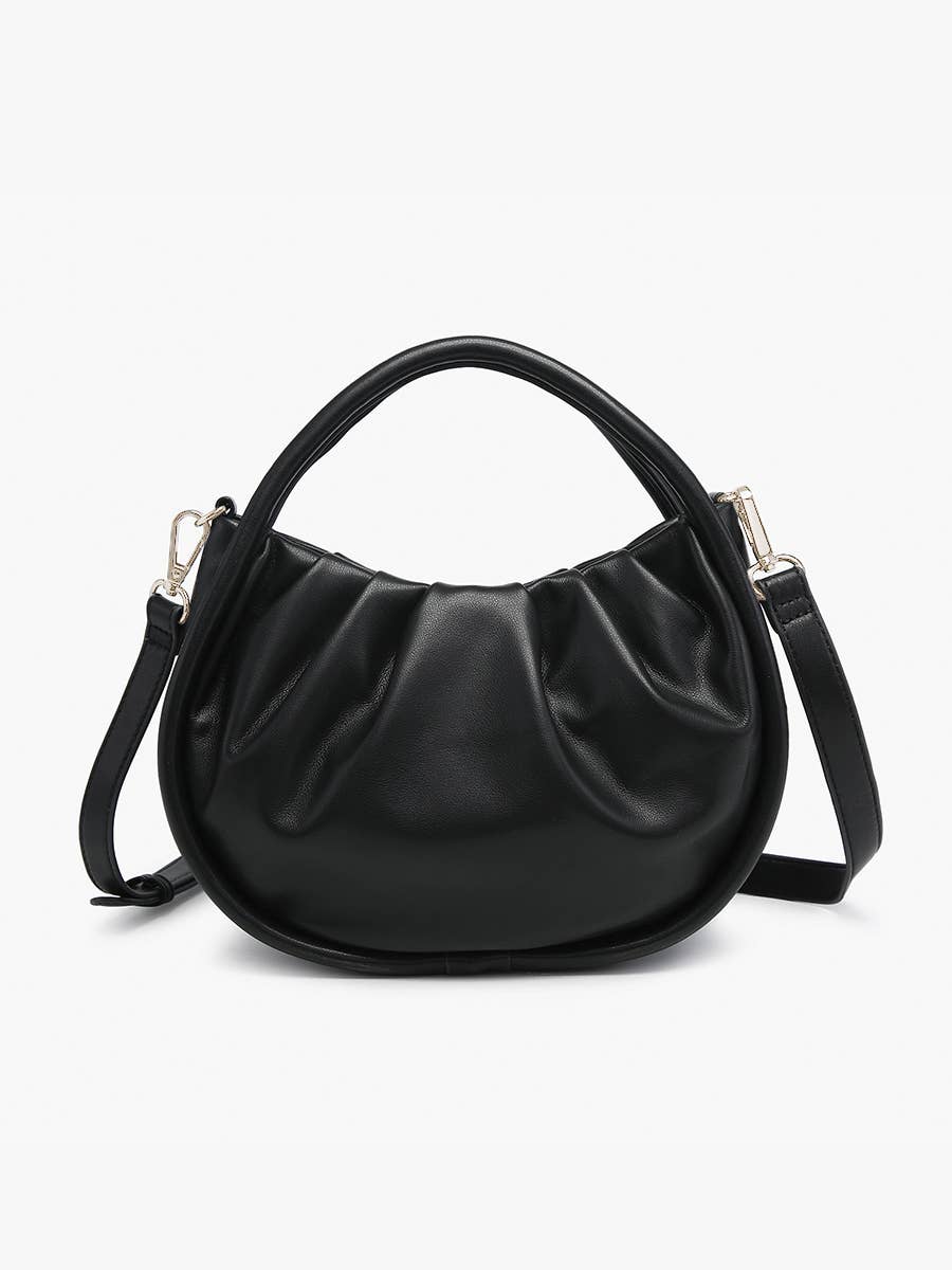Audrey Circular Satchel –  Navy