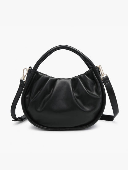 Audrey Circular Satchel –  Navy