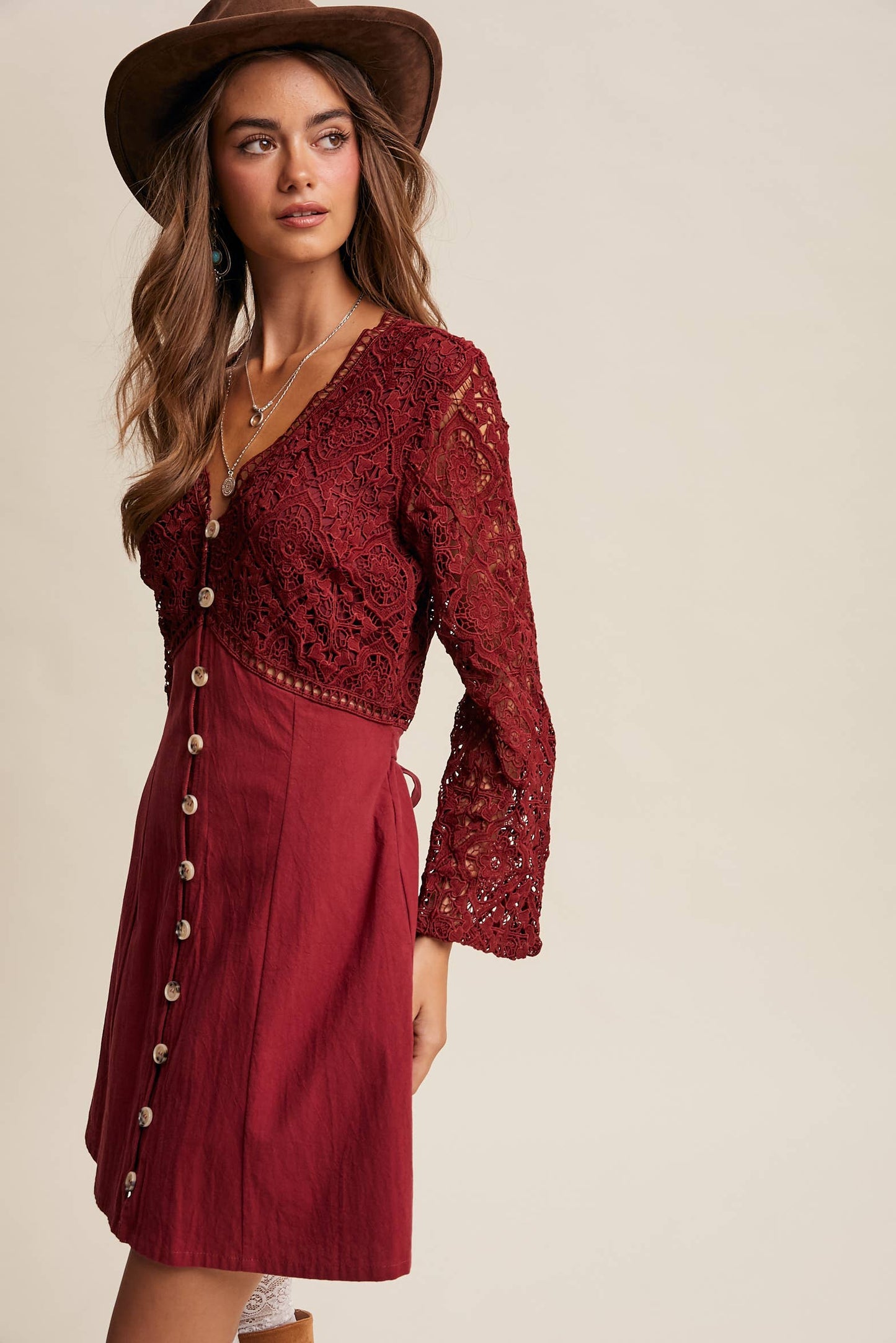 Monica Crochet Dress