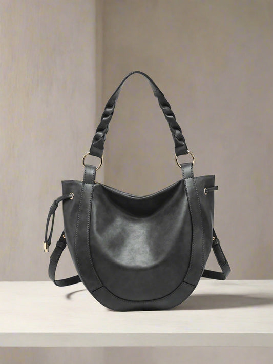 Rowan Round Bag - Charcoal