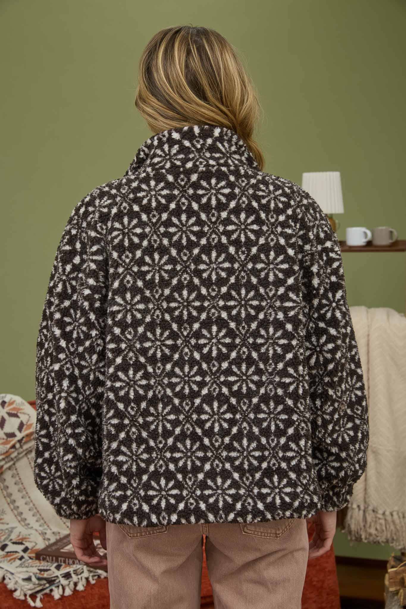 Aspen Snowflake Sherpa Jacket