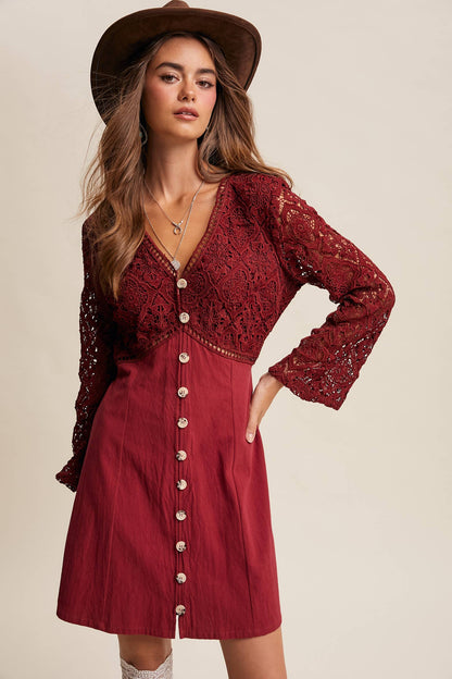 Monica Crochet Dress