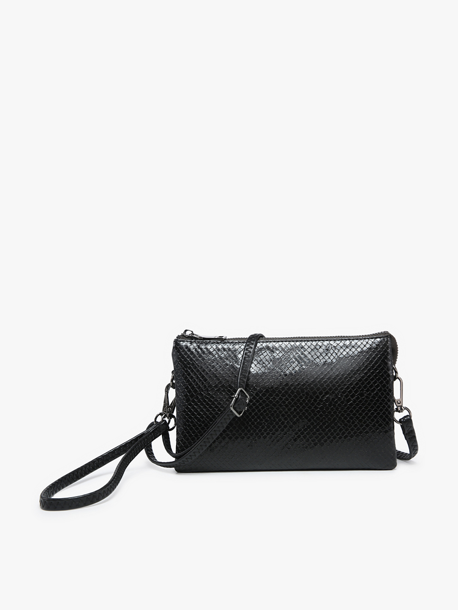 Riley Crossbody/Wristlet - Metallic Red