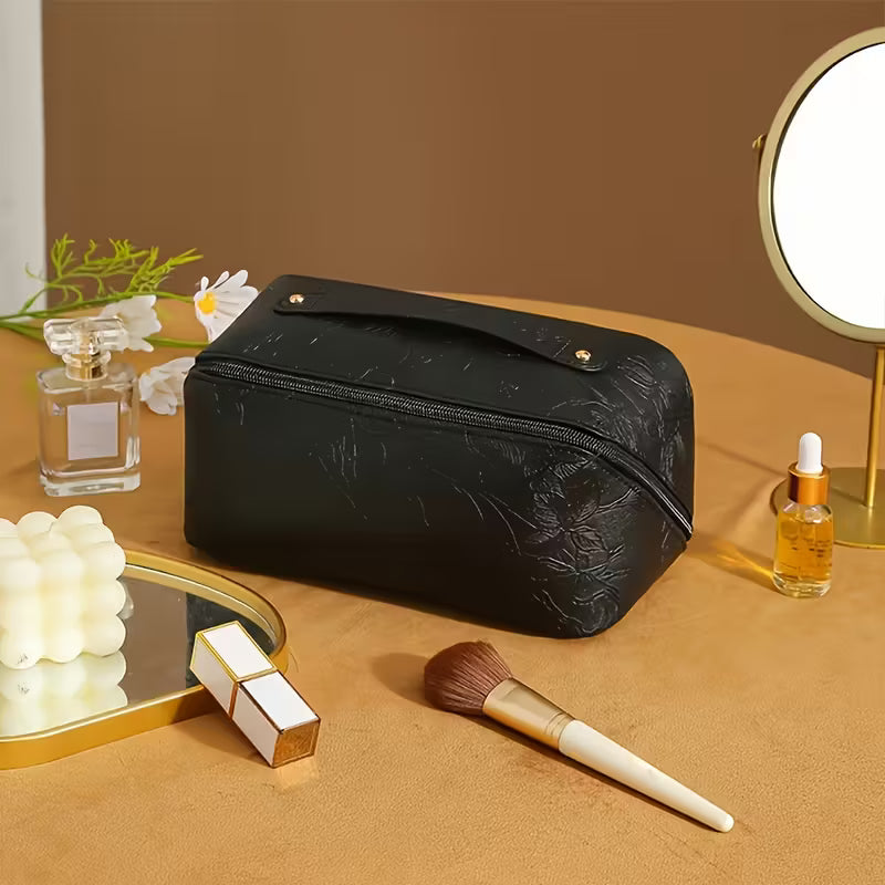 Marta Vintage Embossed Toiletry Bag